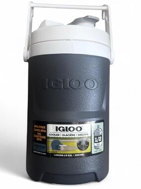Igloo Gray Cooler Jug with White Handle and Spout